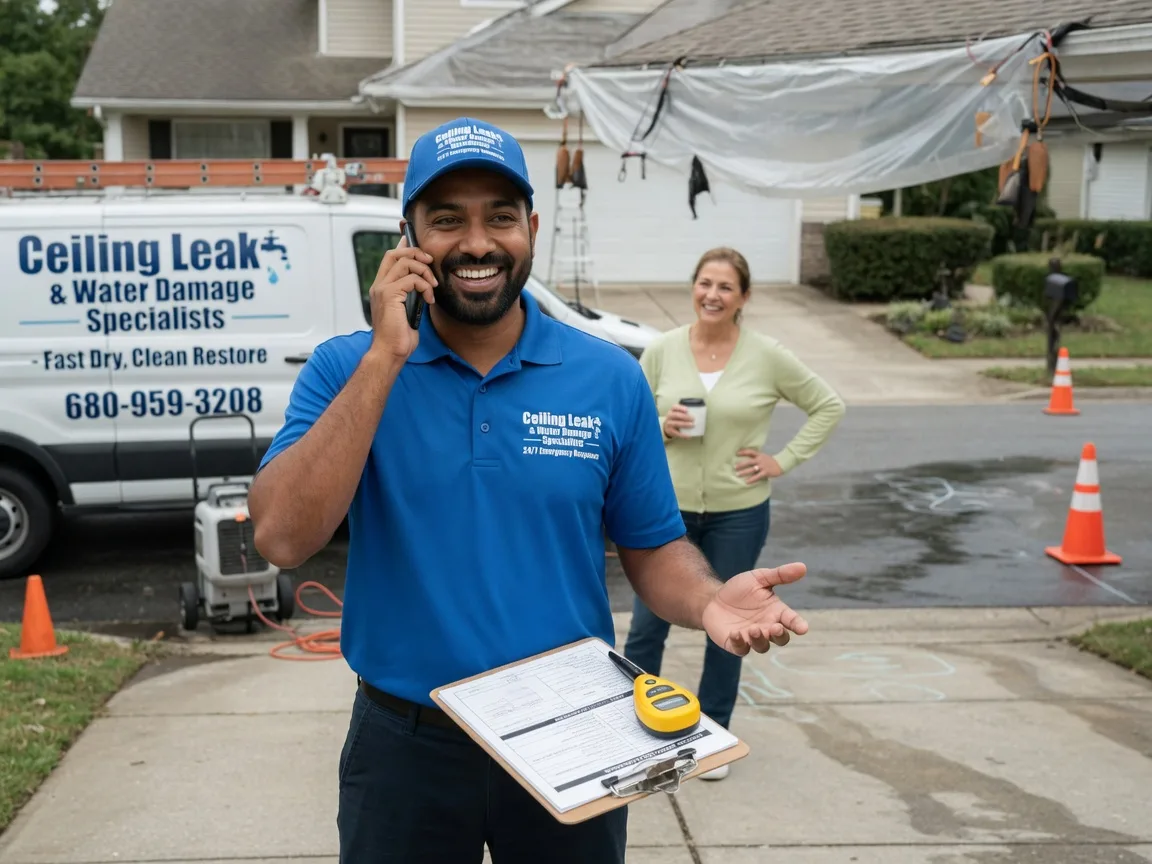 Ceiling Leak Cleanup Mayfield, UT FAQs